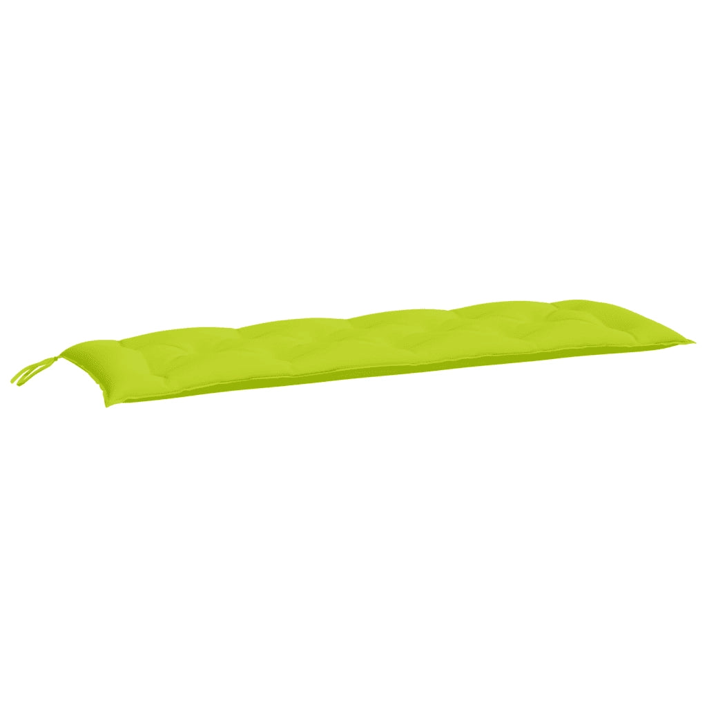 Cuscino per Panca Verde Brillante 150x50x3 cm in Tessuto Oxford 361613