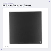 Piatto di raffreddamento in vetro 235x235x4mm - Vetro resistente - Piatto di raffreddamento riscaldabile - Accessorio per stampante 3D - Regolazione della temperatura per PLA/ABS - Facile da pulire