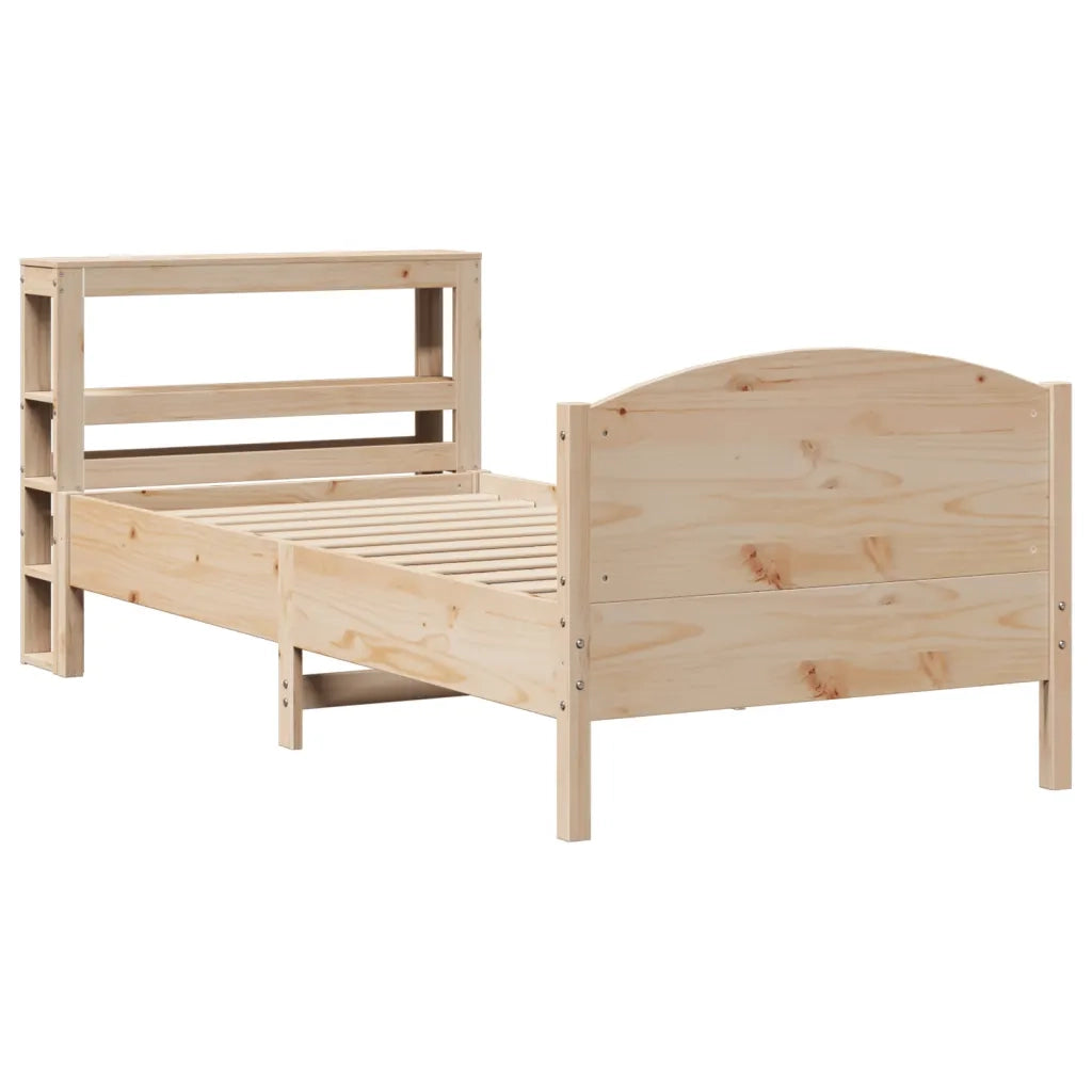 Letto senza Materasso 75x190 cm in Legno Massello Pino