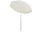 1pz ombrellone da spiaggia in cotone bianco tondo cm.200 - cotone colore bianco cod:ferx.fer184915