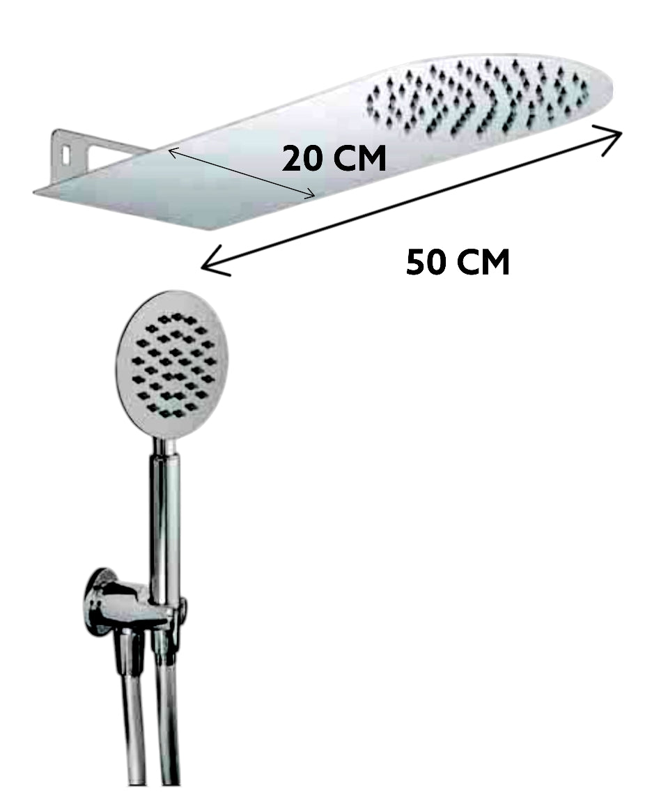 Set doccia tondo completo