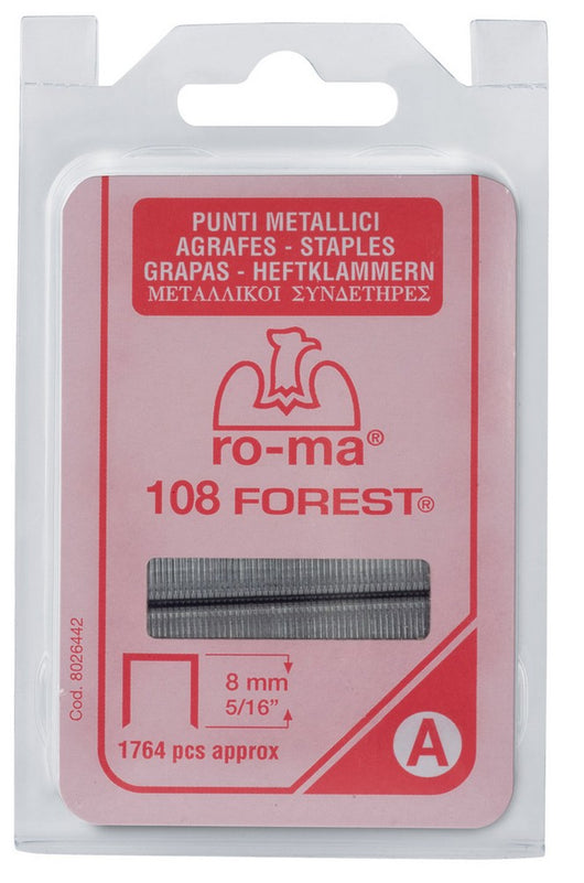 punti per fissatrici in blister forest mod. 105 mm. 5 (1764 pz.) cod:ferx.vit33261