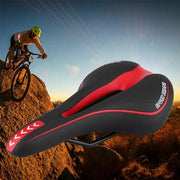 Sella Mountainbike Comfortevole - Pieno di Gel per Sella - Supporto Sportivo per Bicicletta - Piastra di Supporto - Sella con Piastra di Supporto - Adatto per MTB - Sella per Bicicletta