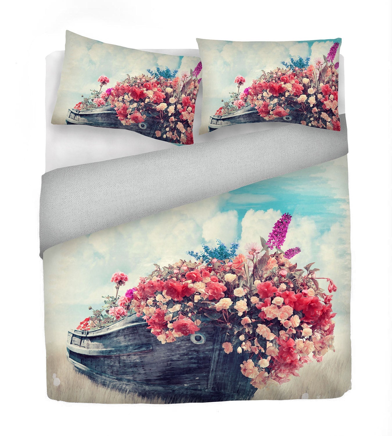 Copripiumino con stampa sul Sacco e Federe Matrimoniale