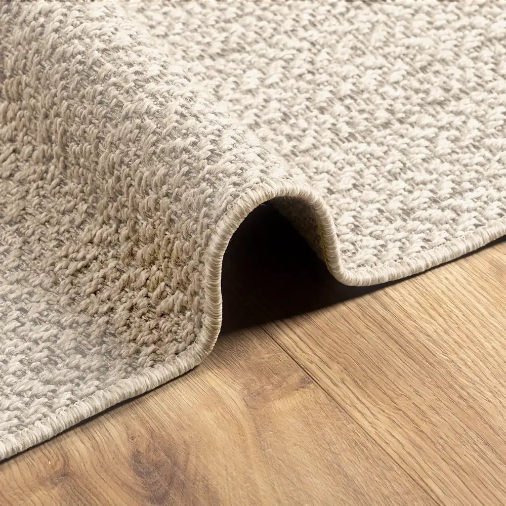 vidaXL Tappeto ZIZUR Crema 80x200 cm Aspetto Iuta Interni ed Esterni
