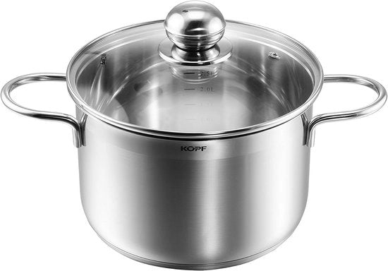 Padella in acciaio inossidabile 20 cm - 3,5 litri