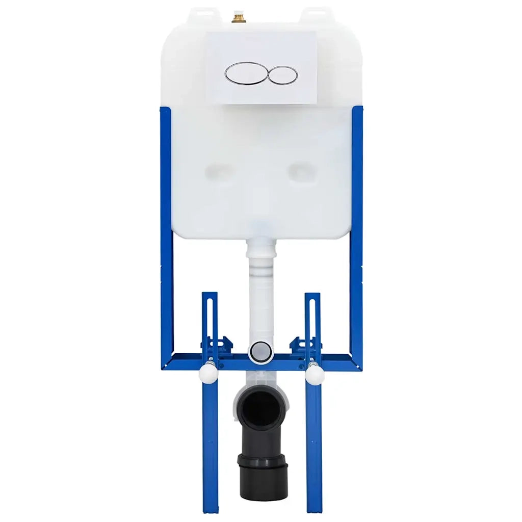 Telaio del Cistern Bianco 50 x 8 x 131 cm Acciaio CFW3950031