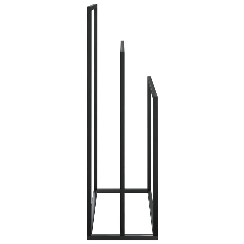 Portasciugamani da terra 48 x 24 x 79 cm ferro nero 02_0005532