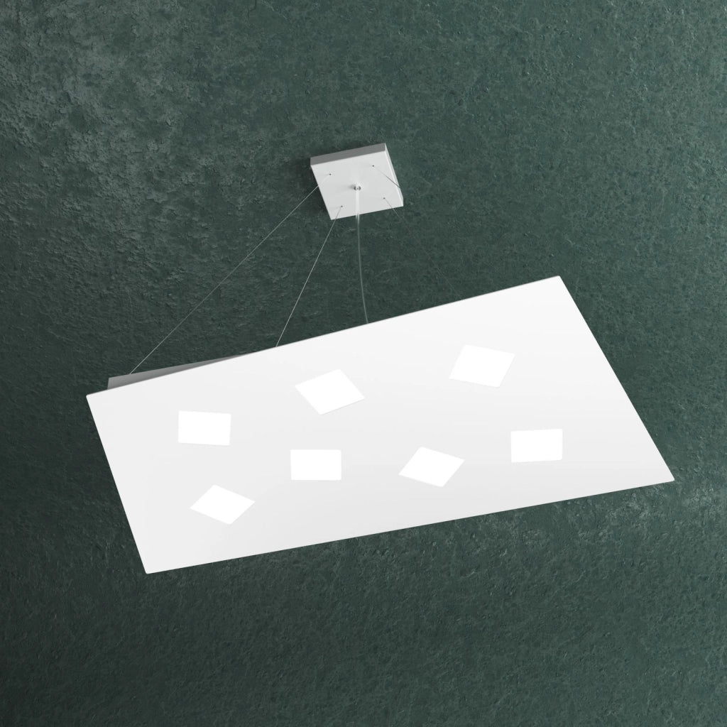 NOTE SOSPENSIONE 7+4 LUCI BIEMISSIONE BIANCO 1140-S7+4-BI