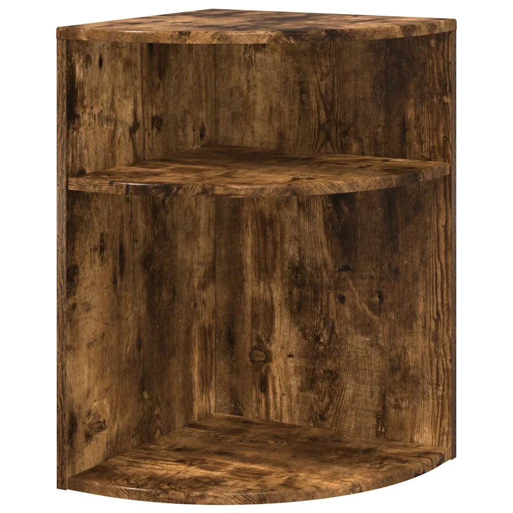 Tavolino | Tavolo laterale Rovere fum¨¦ 39,7 x 39,7 x 60 cm Legno multistrato