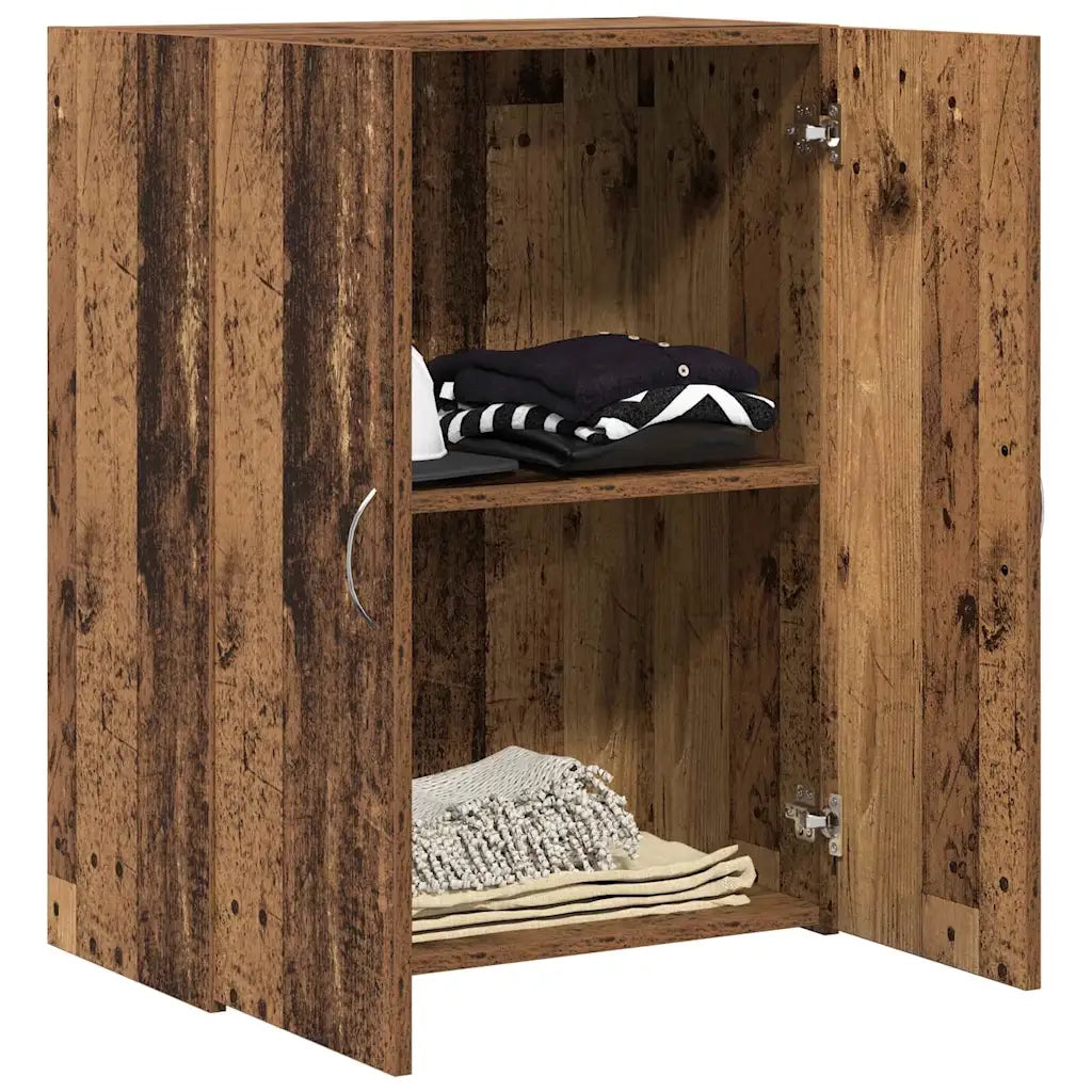 Mobile per Ufficio con porta Rovere Nero 70 x 32 x 77.5 cm CFW7885614