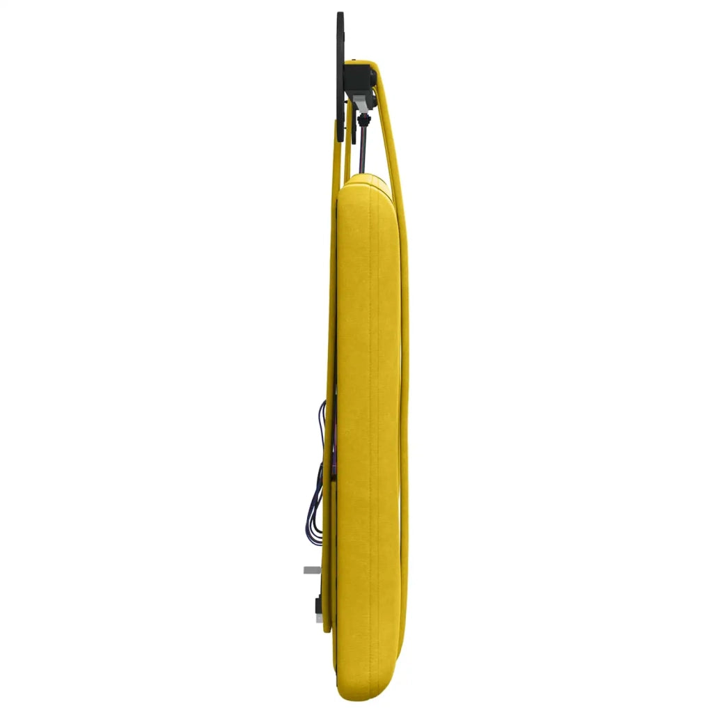 Testiera | Testata sospesa Con luce LED Giallo Velluto