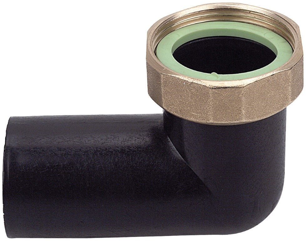 Raccordo curvo in plastica per attacco geberit 1 1/4