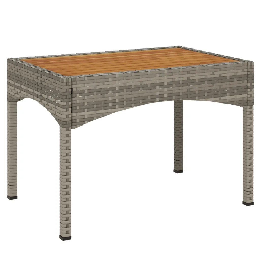 Set da Pranzo da Giardino 4 pz con Cuscini in Polyrattan Grigio 3185085