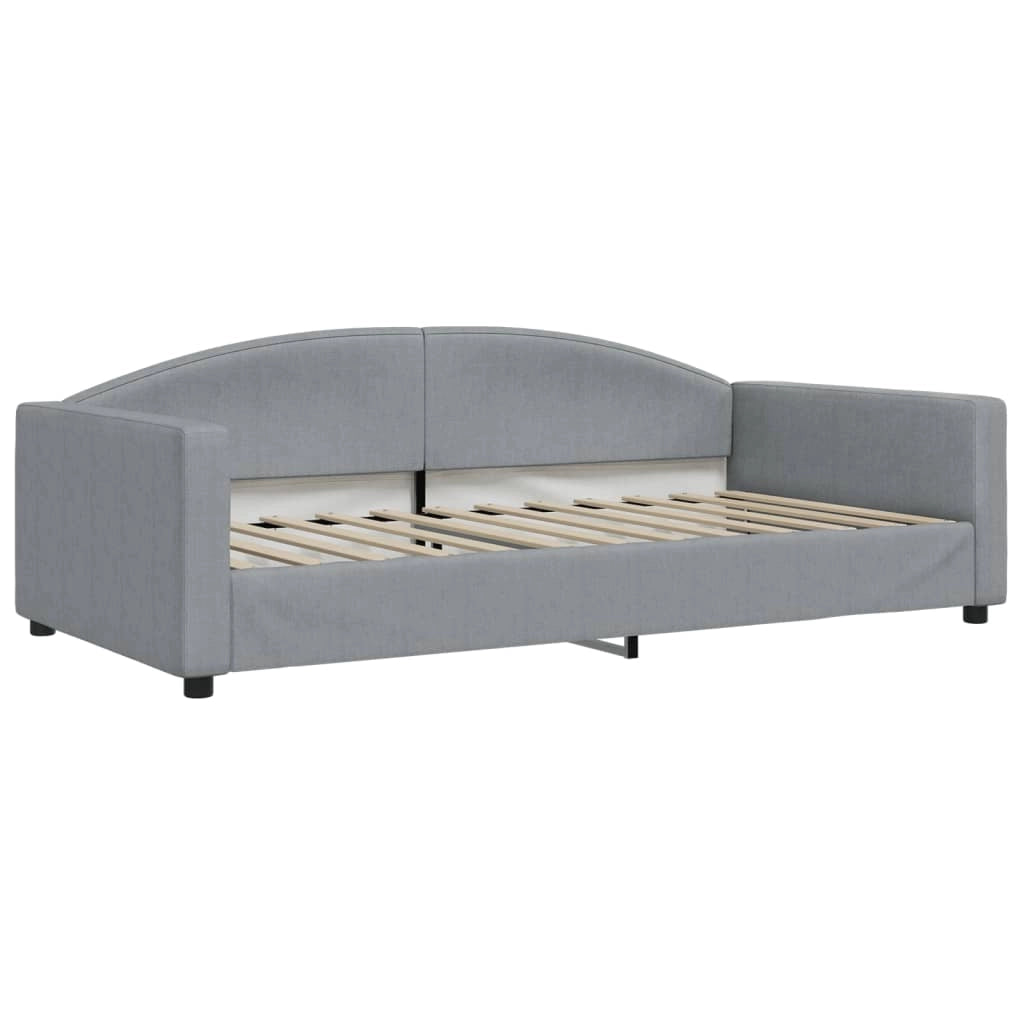 Divano Letto con Materasso Grigio Chiaro 100x200 cm in Tessutocod mxl 96907