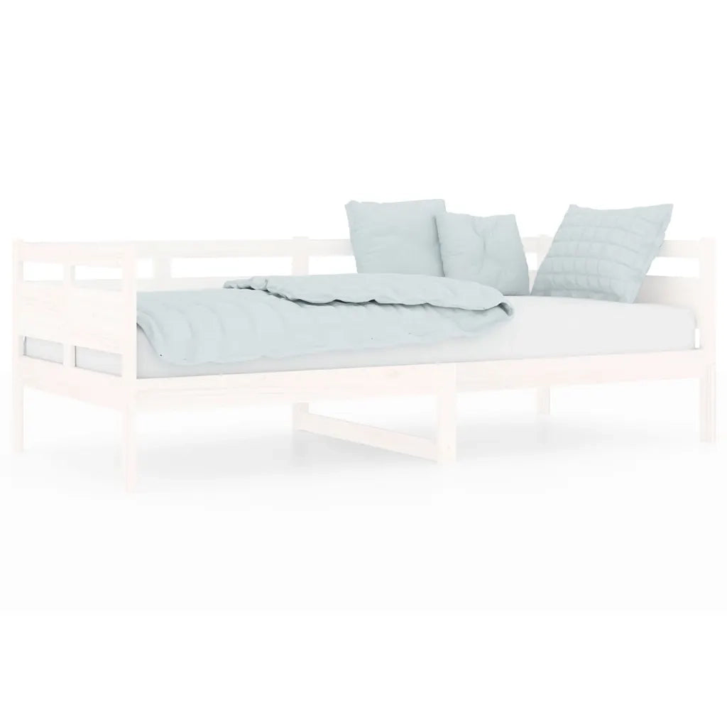Dormeuse Bianca in Legno Massello di Pino 90x200 cm 820298