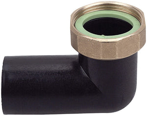 Raccordo curvo in plastica per attacco geberit