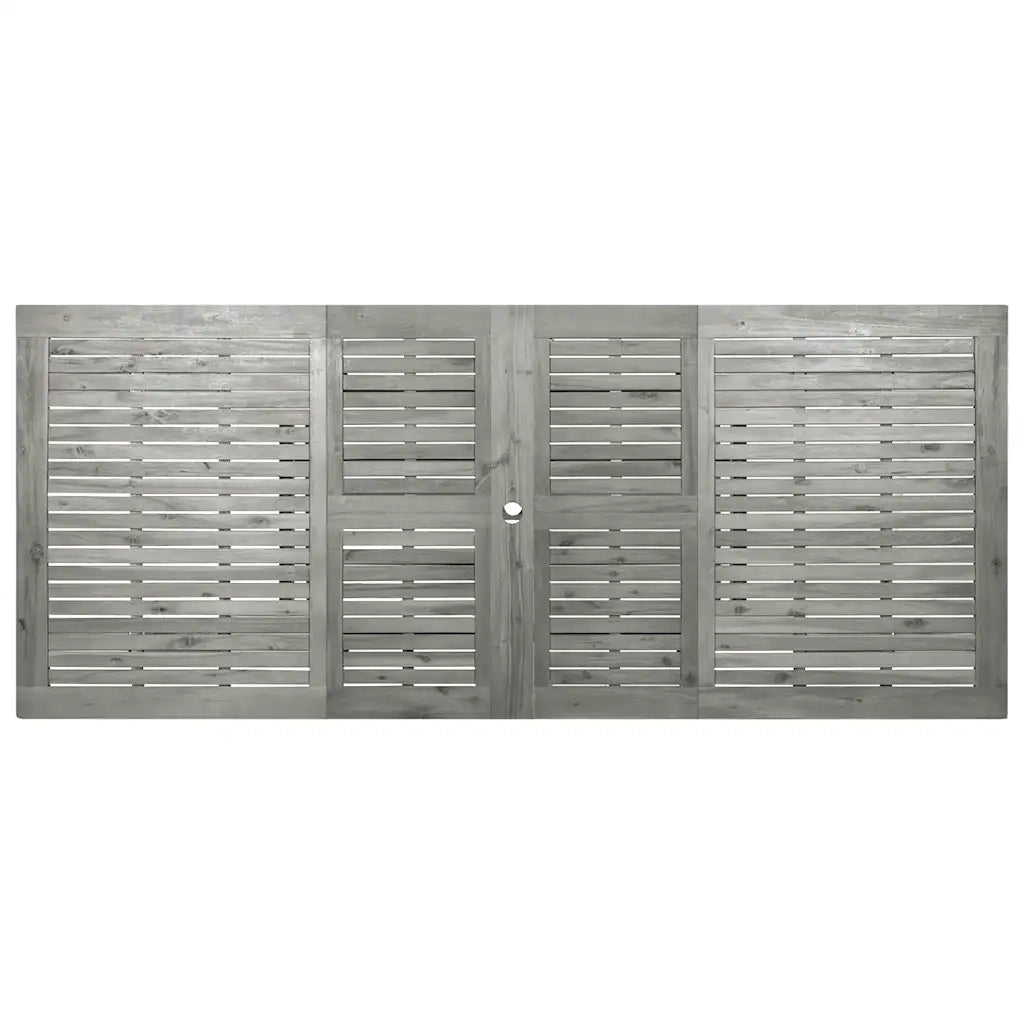Tavolo da Pranzo per Esterni (160-240)x100x75cm Massello Acacia 316573