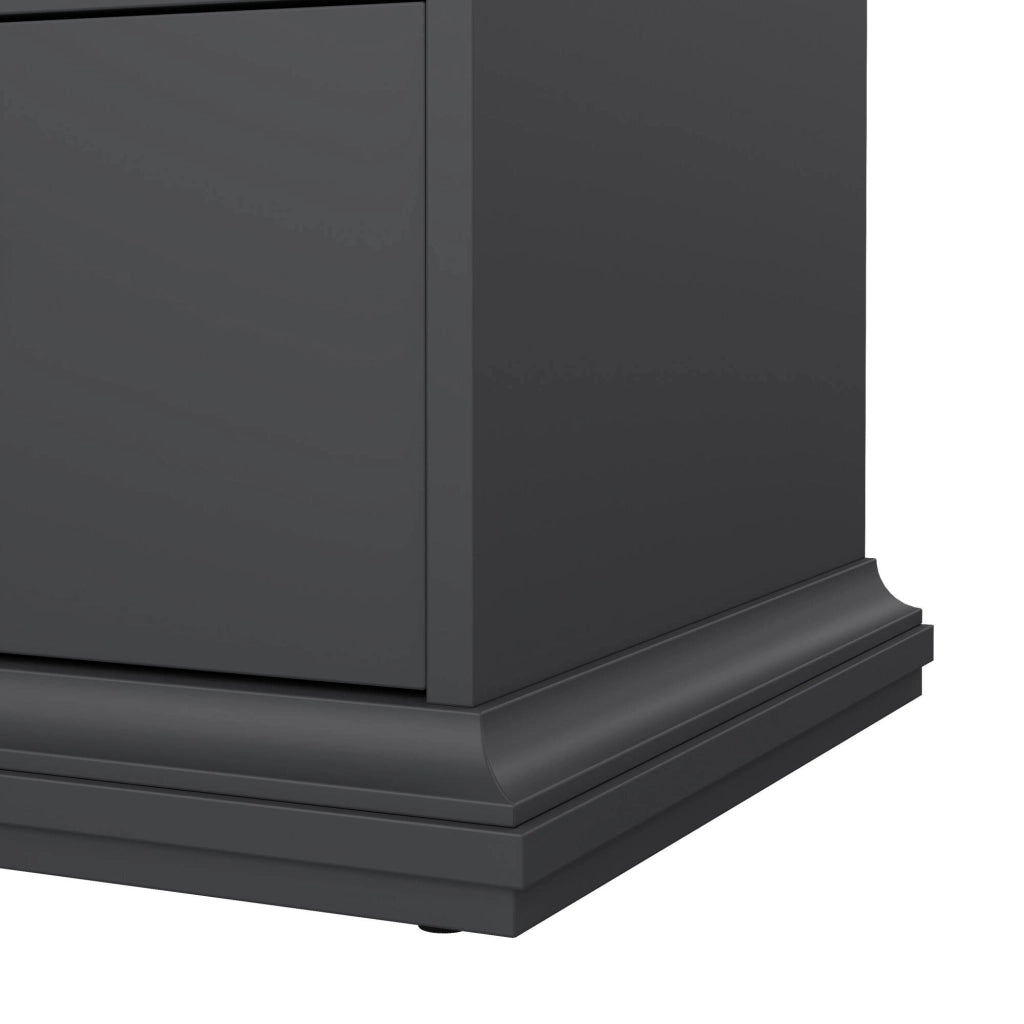 Cassettiera Gaetana, Settimino multiuso, Comò camera da letto, Mobile con cassetti, 96x49 h139 cm, Grigio