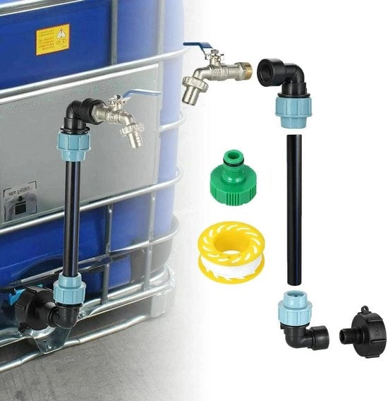 Aftapkraan per serbatoio di acqua piovana per IBC 3/4 pollici