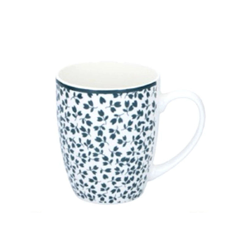 Tazza Mug Porcellana Floreale Cc 350 Edco