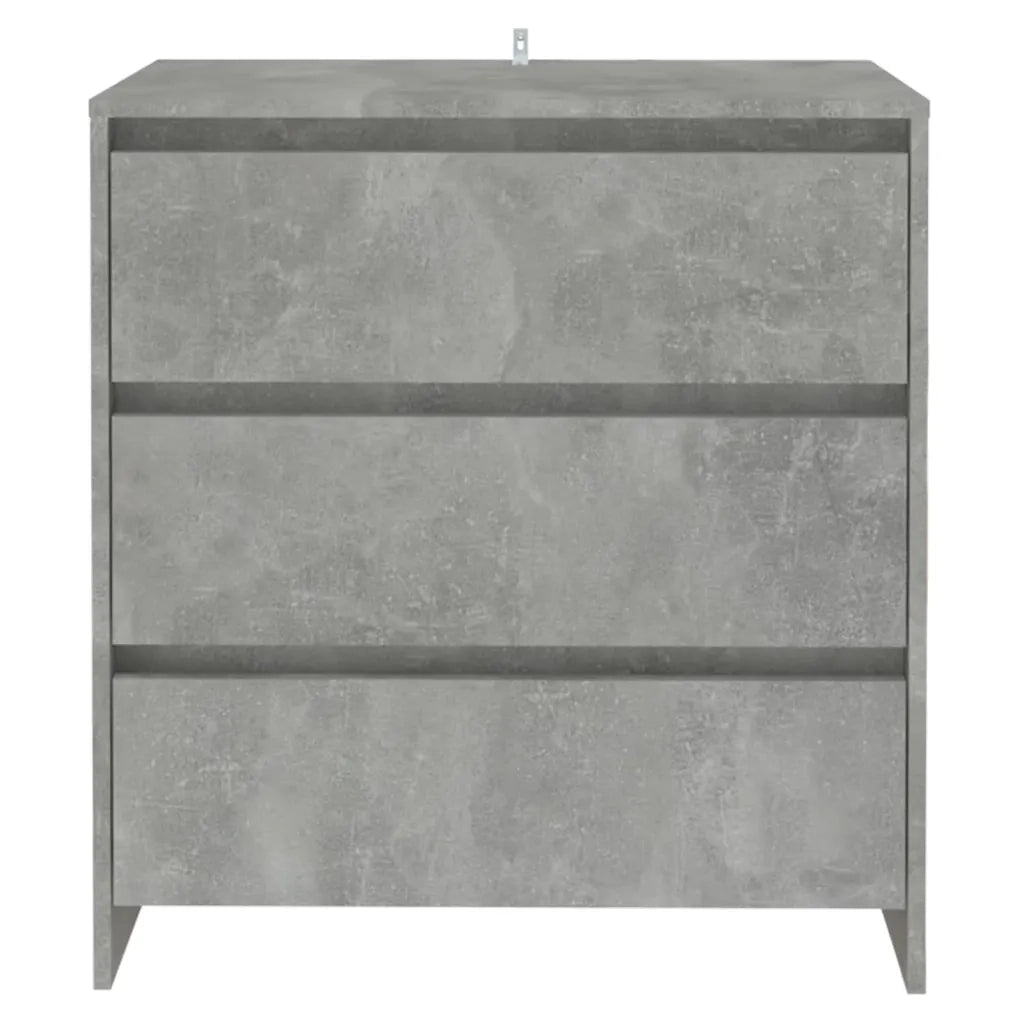 Credenza | Madia | Buffet da pranzo | Armadio da pranzo Grigio Cemento 70x41x75 cm in Truciolato