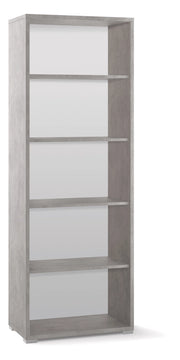Libreria a Giorno 71x199x41 cm Cemento