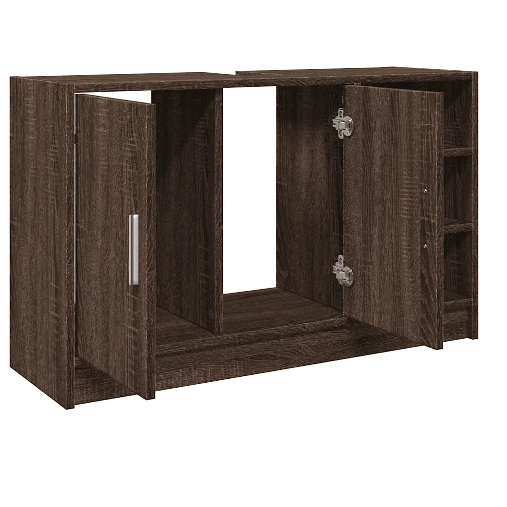 Mobile Lavabo Rovere Marrone 90x29x55 cm in Truciolare 848128