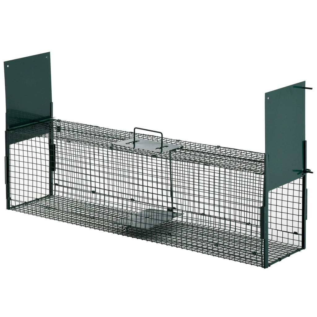 Gabbia per Animali Vivi ¨C zephmum ¨C Verde 100x25x28 cm