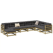 Set Divani da Giardino 8 pz in Legno Impregnato di Pino 3299577