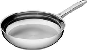 Padella in acciaio inossidabile 24 cm - non trattata, induzione, lavastoviglie, forno resistente