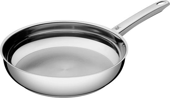 Padella in acciaio inossidabile 24 cm - non trattata, induzione, lavastoviglie, forno resistente