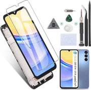 Schermo LCD di sostituzione per Galaxy A15 5G A156B - Touchscreen digitizer display - Con attrezzi - Nero con cornici.