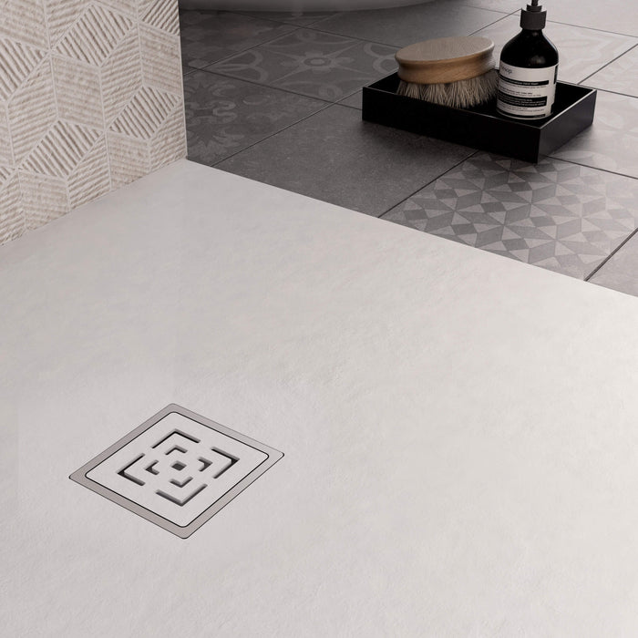 Piatto Doccia in Pietra 75x120 cm Bonussi Canton Bianco