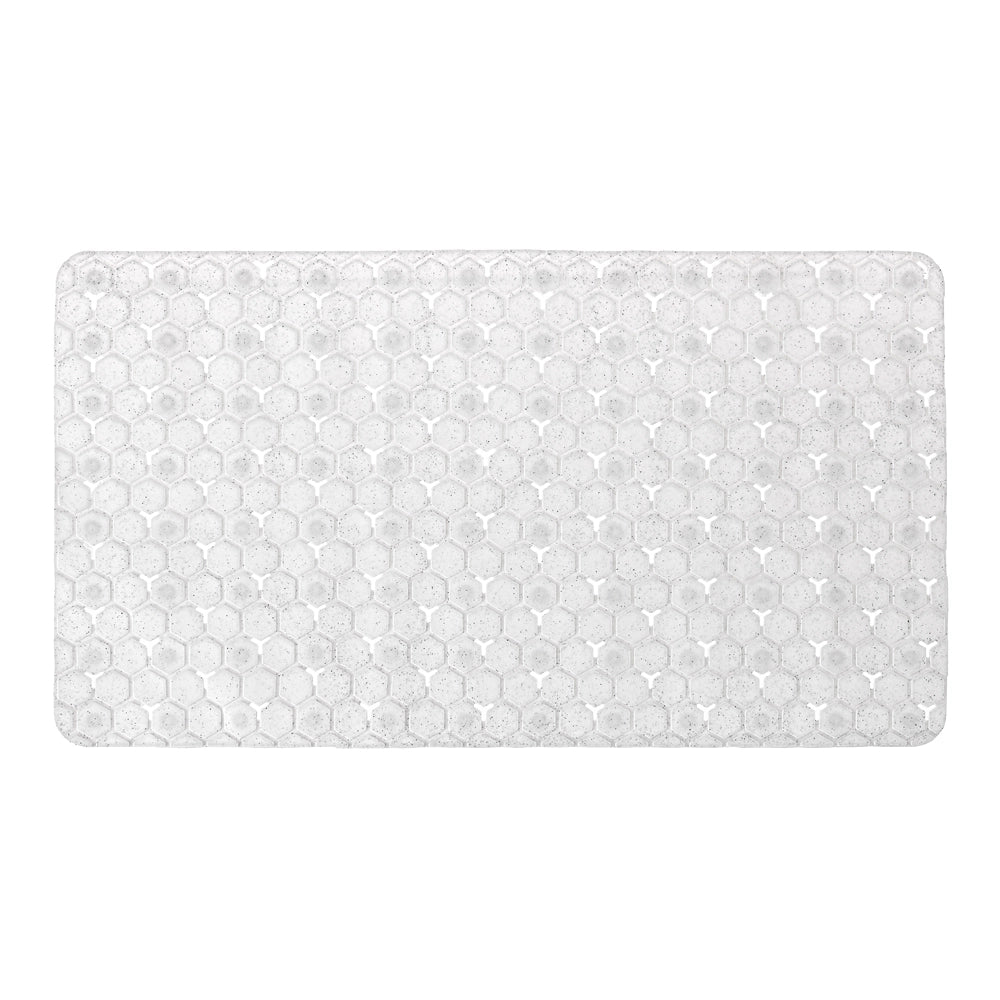 Tappeto bagno antiscivolo bianco 75x43 cm Maia