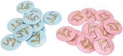 Pins di Rivelazione del Sesso 60 pezzi - Rivelazione del Sesso - Decorazione per Feste - Doccia per Bambini - Set per Ragazzi/Ragazze - Compatti e Facili da Usare - Etichette di Rivelazione del Sesso