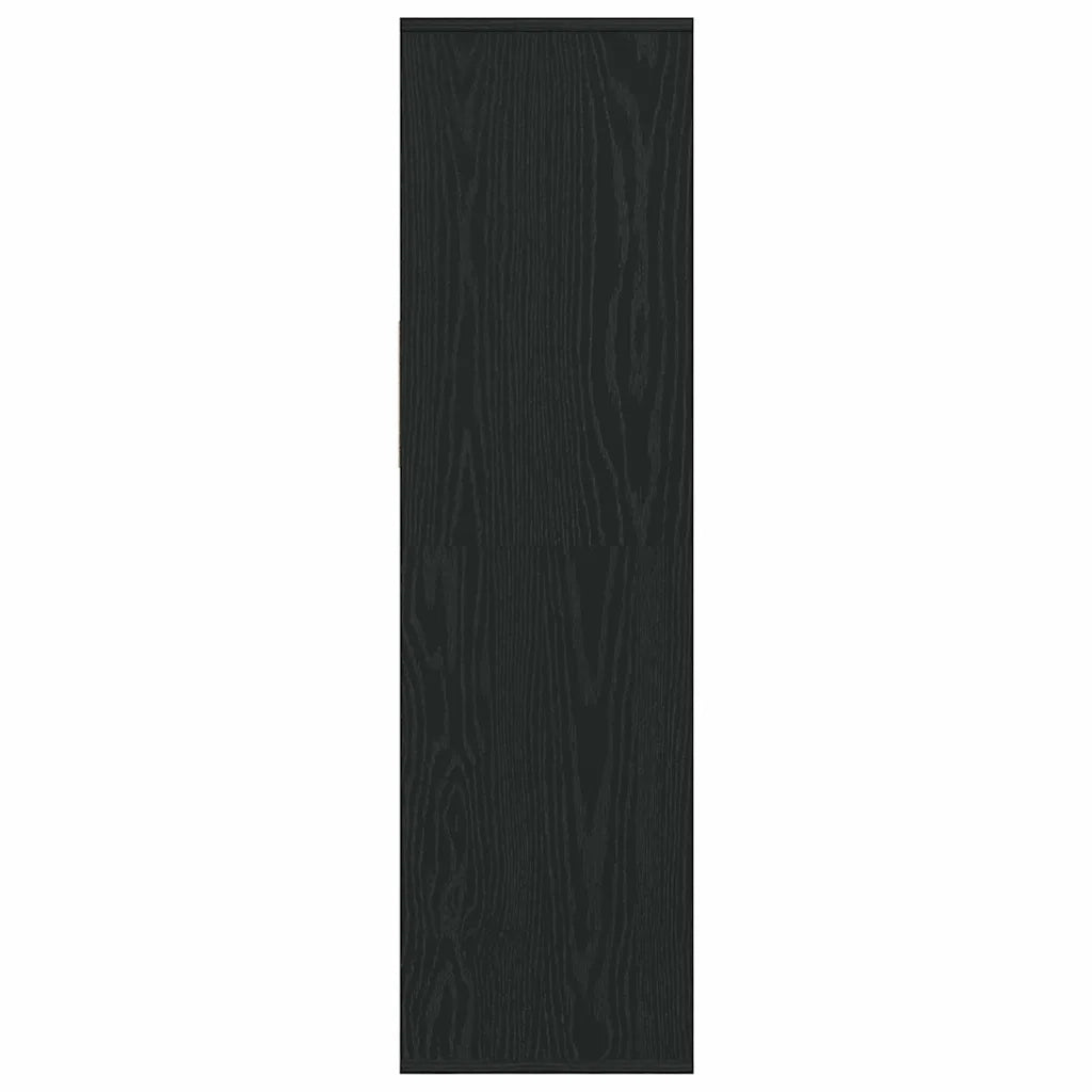 Libreria Nera 34x31x112 cm in Legno Multistrato 860284