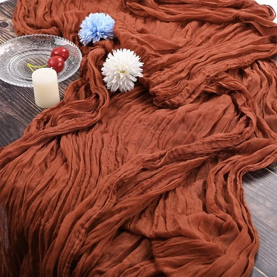 Tovaglia Rustica per Tavola 35"x120" 2-Pack - Tovaglia Bohemien per Matrimoni e Feste