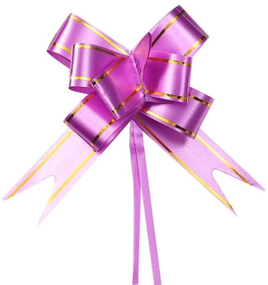 120 Stuken di Strisce di Natale con Bordo d'Oro per Decorazione