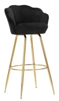 Sgabello Bar Vienna Nero Cm 55X53X110