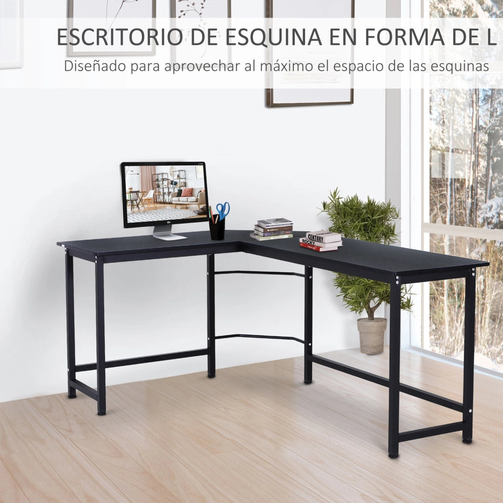 Scrivania angolare in metallo ¨C Zephmum ¨C 168x120x75cm