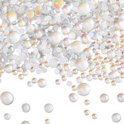 Kit di decorazione per unghie con 1500 edelstelle bianche per nail art