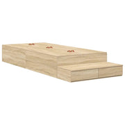 Struttura letto con contenitore Rovere Sonoma 100 cm 3335615