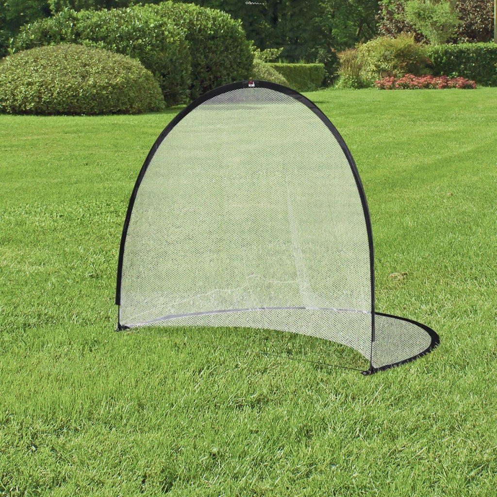 Cage da Calcio Pop Up con Sacchetto e Pali ¨C zephmum ¨C 247x203x201.5 cm Nero Bianco