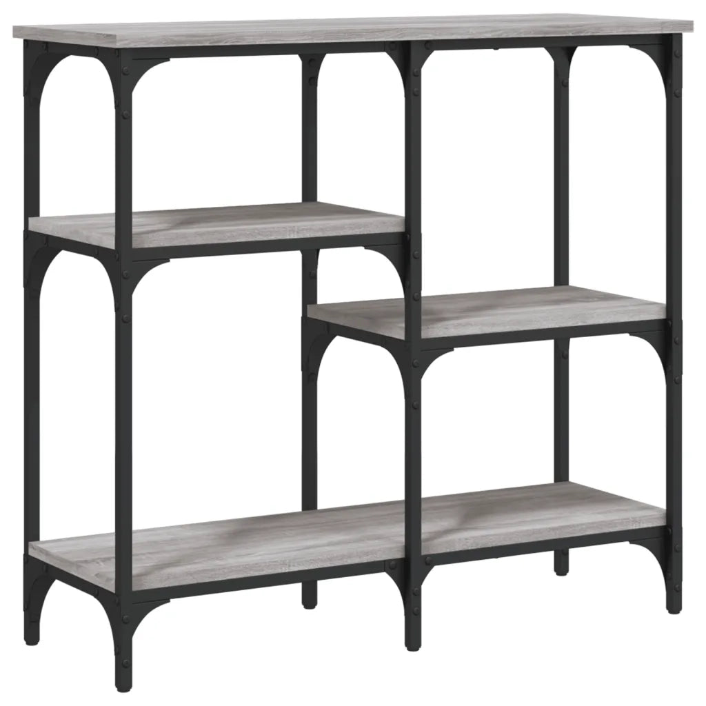 Tavolo Consolle Grigio Sonoma 80x29x75 cm in Legno Multistratocod mxl 131250