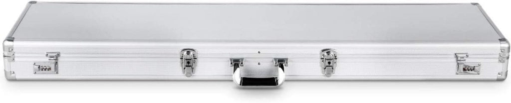 Custodia Dura in Alluminio per Fucili Valigetta Pistola con Serratura, 134 x 35 x 12 cm