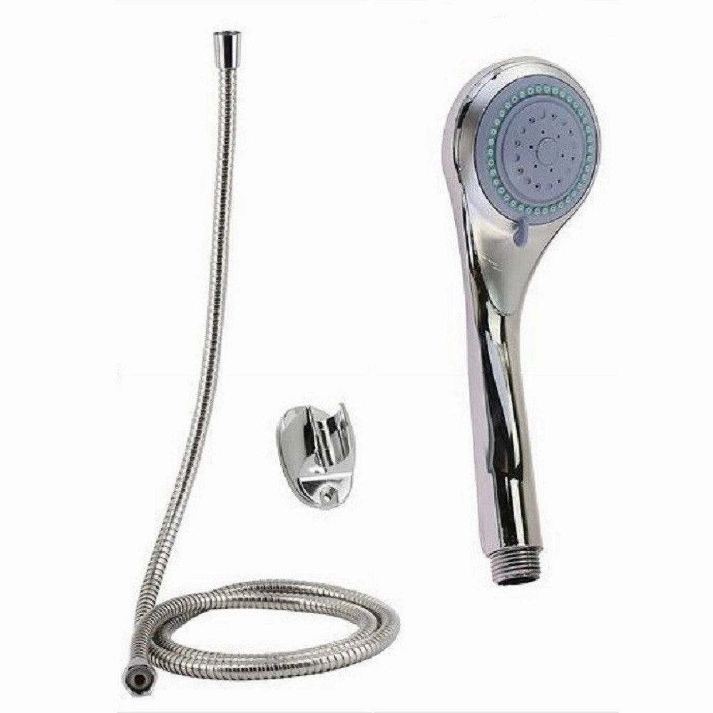 Trade Shop - Kit Doccetta Multigetto Doccino Soffione Doccia Bagno Laccio 1,5mt Staffa 79978 -