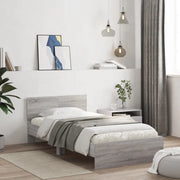 Giroletto Testiera Grigio Sonoma 100x200 cm Legno Multistratocod mxl 86534