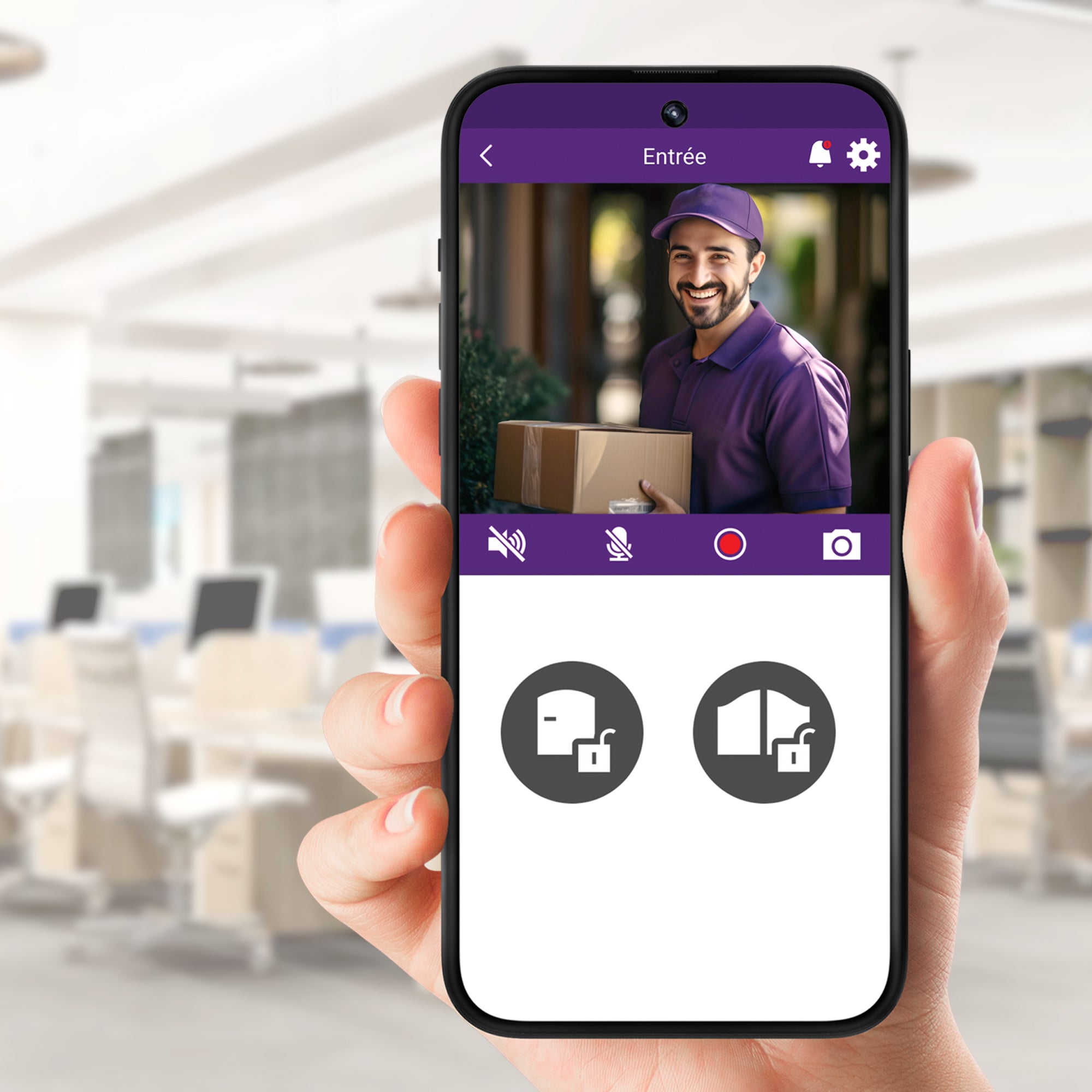 Videocitofono Smart Wi-Fi PHILIPS WelcomeEye Connect 3K - Kit Video Touch screen 7'' - 2 Fili - per 1 o 2 Appartamenti