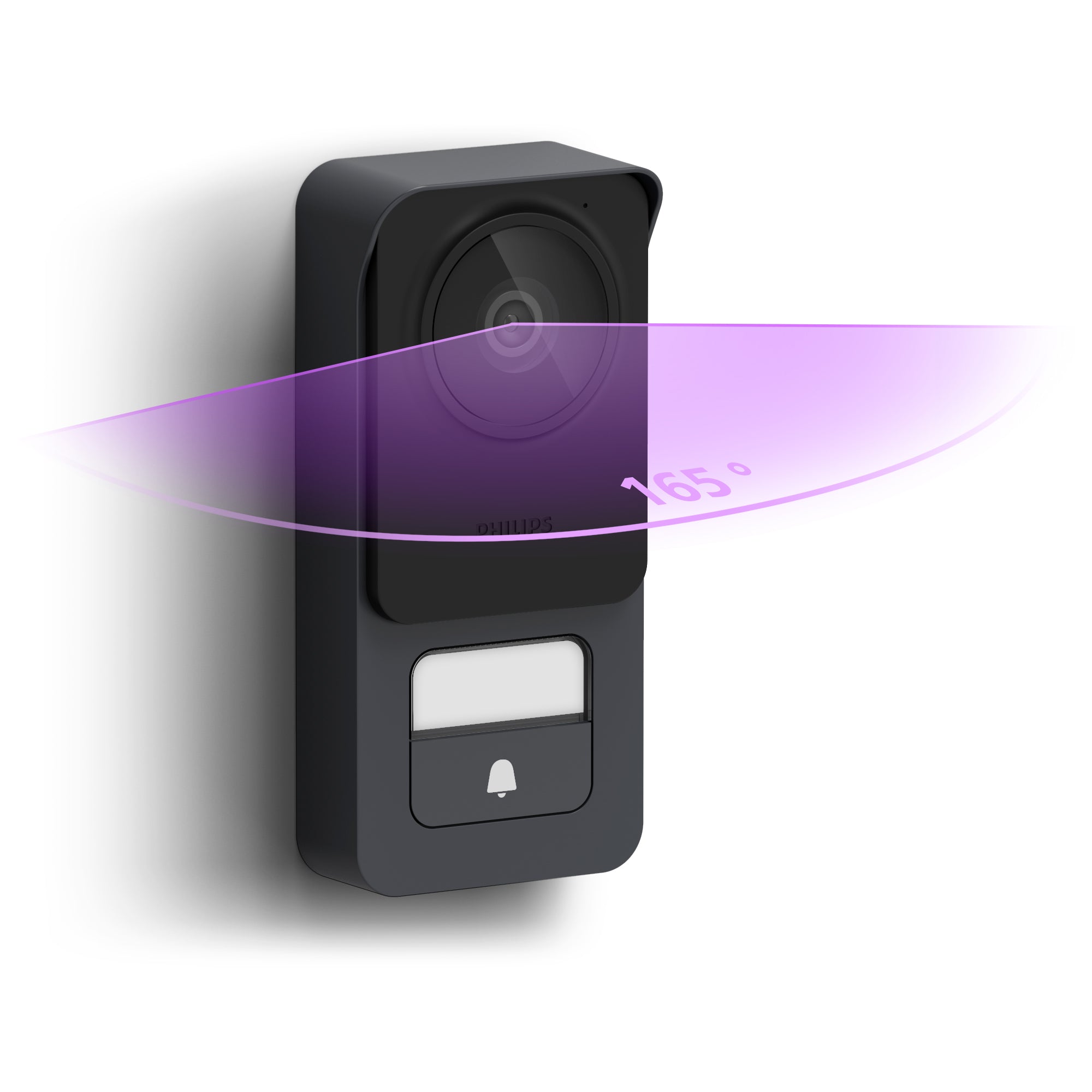 Videocitofono Smart Wi-Fi PHILIPS WelcomeEye Connect 3K - Kit Video Touch screen 7'' - 2 Fili - per 1 o 2 Appartamenti